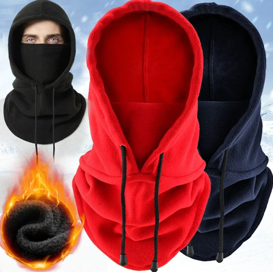 Thermal Fleece Balaclava Winter Face Cover & Neck Warmer for Ski Cycling