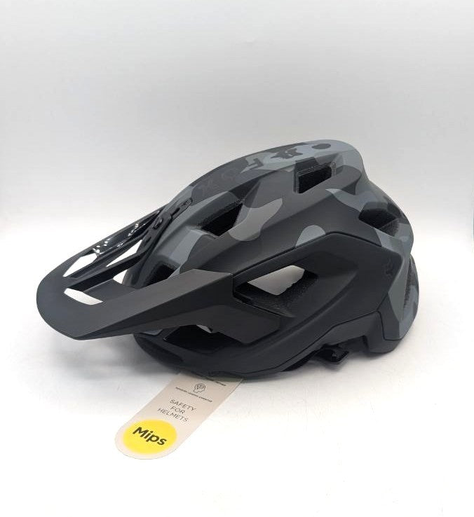 Mountain Bike Helmet with MIPS - Black Camo, Large