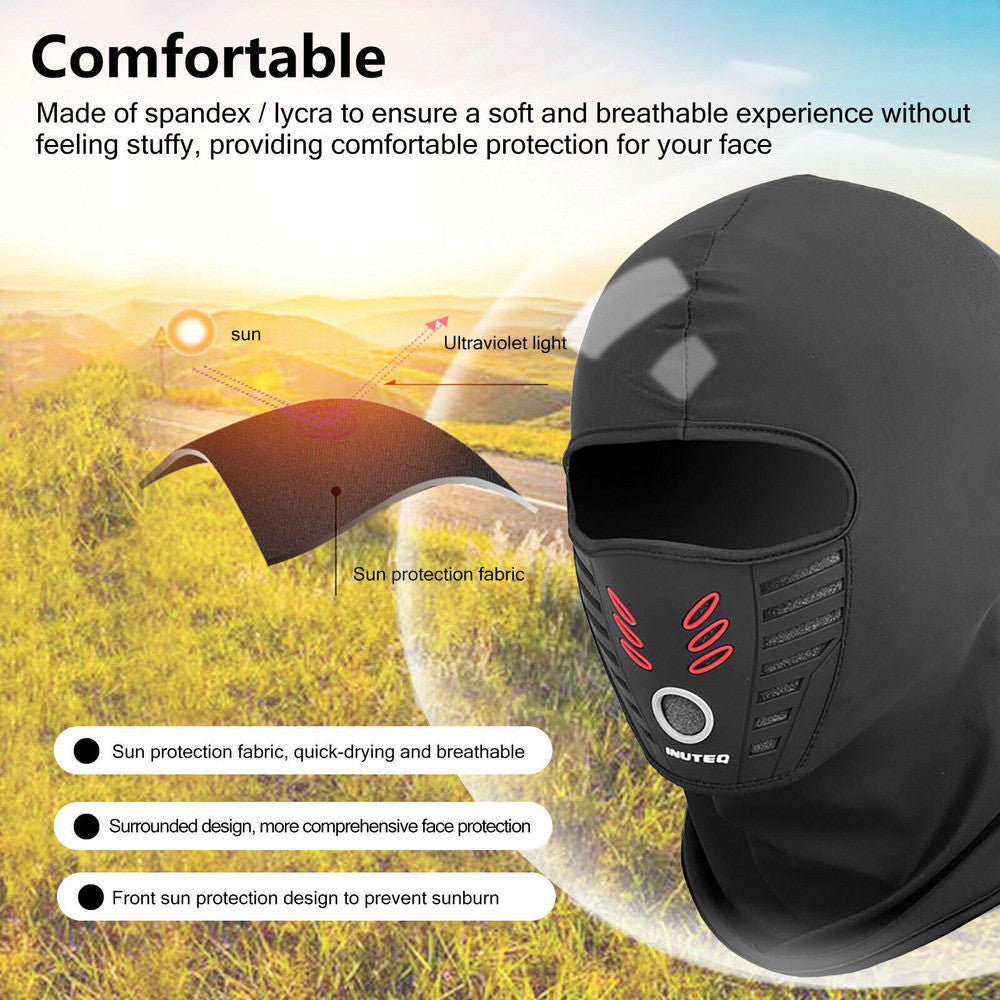 Breathable Full Face Mask for Motorcycle Cycling Windproof Face Cover