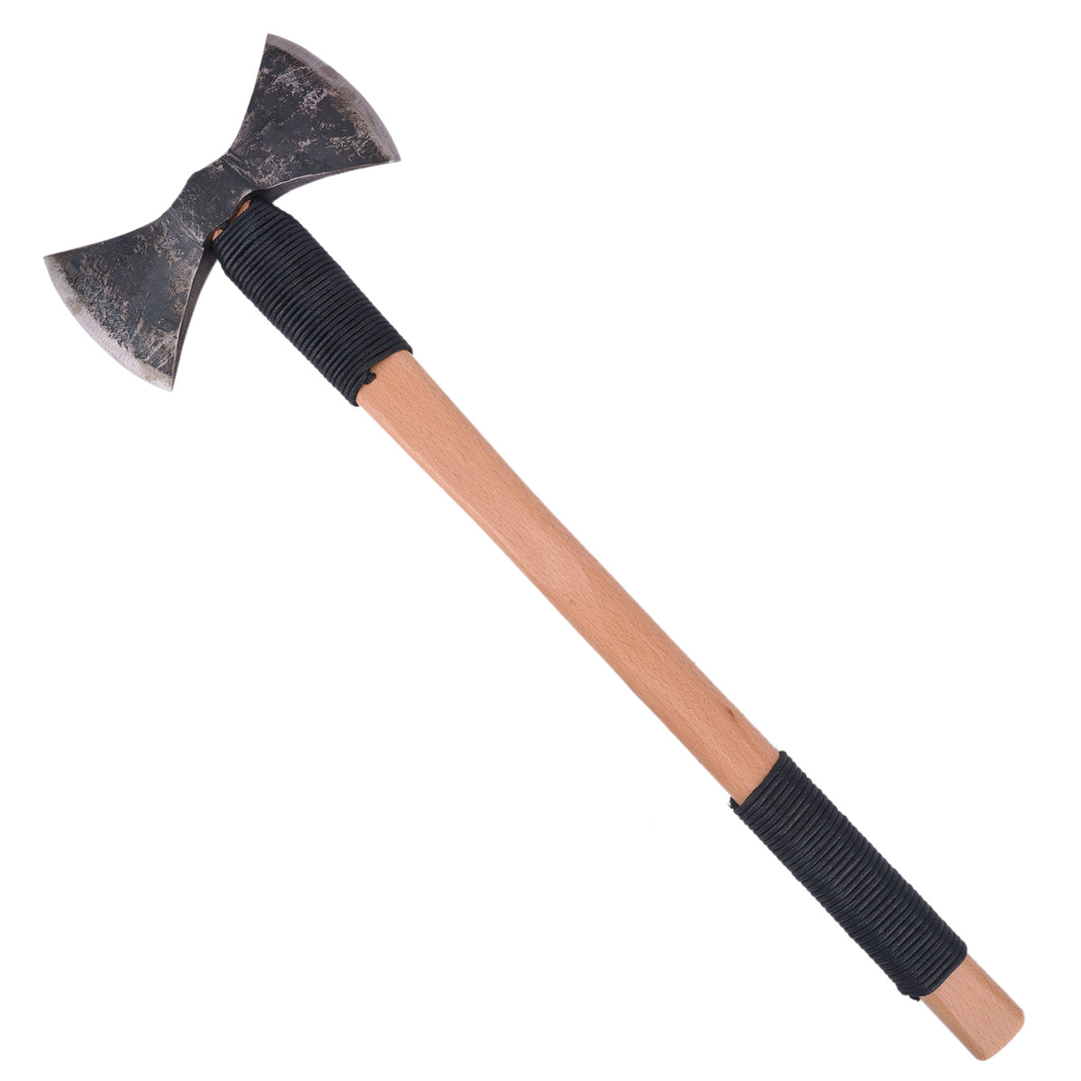 Leather Axe Handle Wrap Protector - Genuine Vegetable Tanned Full Grain Cord