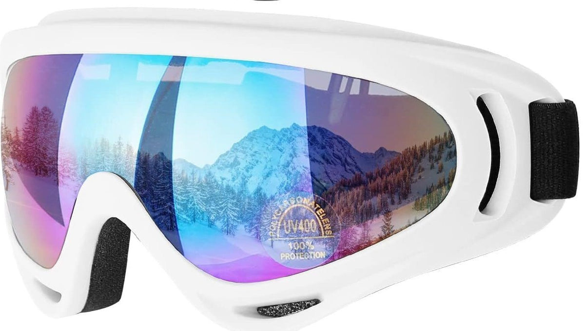Sports Ski Goggles Snowboard Goggles Anti-Glare UV400 Protective Lens