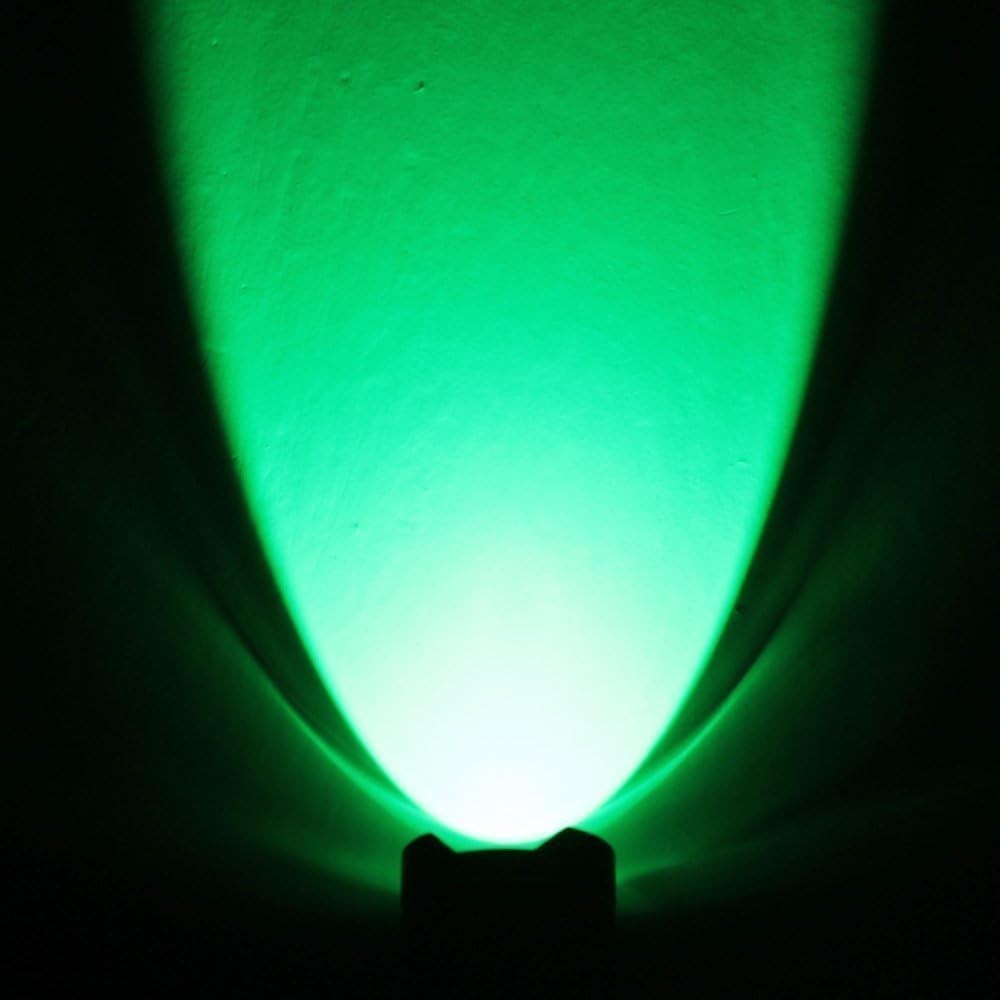 3-Mode Green LED Flashlight for Hunting Night Vision, Compact 200 Lumens