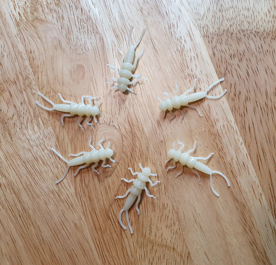 40 Pack of Stonefly Nymphs for Trout & Panfish Fishing - Multiple Colors