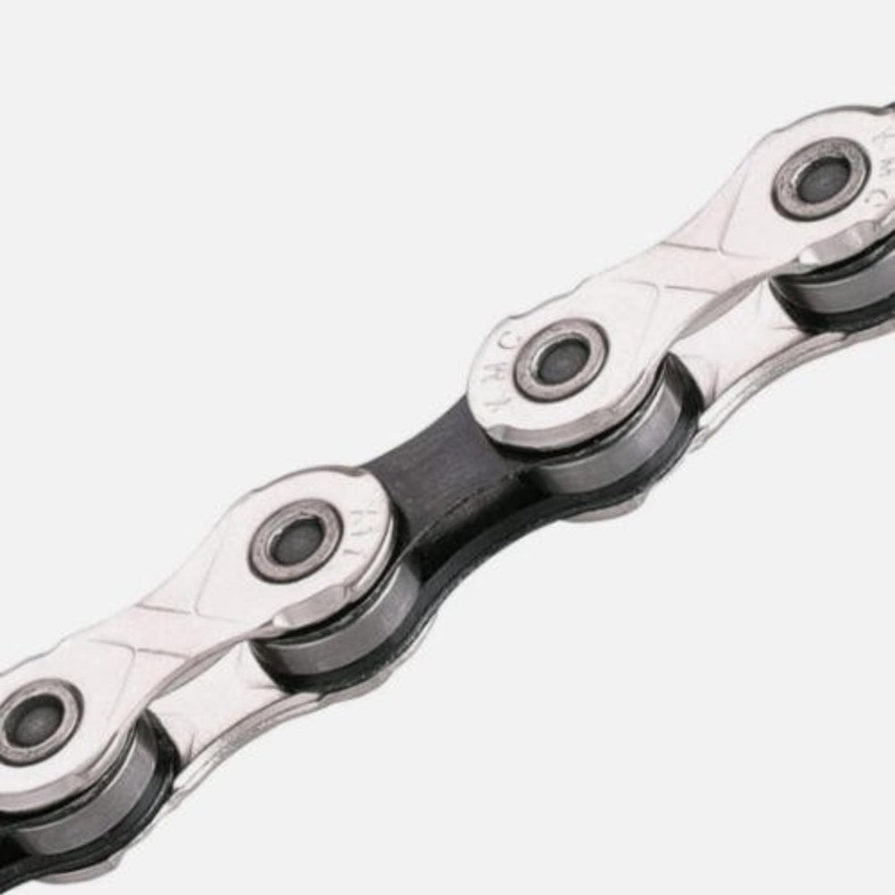 12-Speed Bicycle Chain - KMC X12 126mm Black Silver for Mountain & Road Bikes