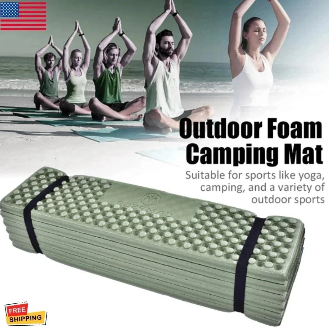 Moisture-Proof Camping Foam Pad - Lightweight Waterproof Sleeping & Picnic Mat