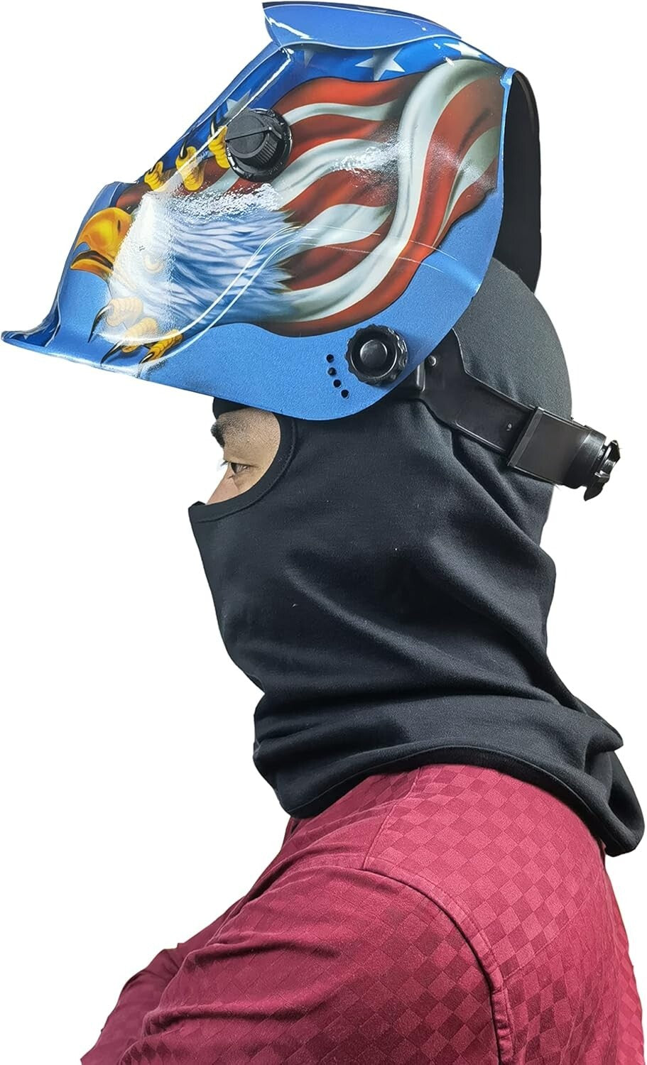 Flame Resistant Hood for Welding & Hunting - 2 Pack, Black, One Size