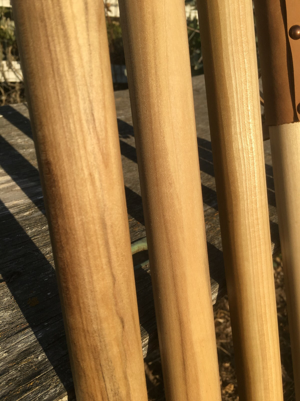 Hand Carved Wooden Hiking Stick with Natural Earth Tones and US Craftsmanship
