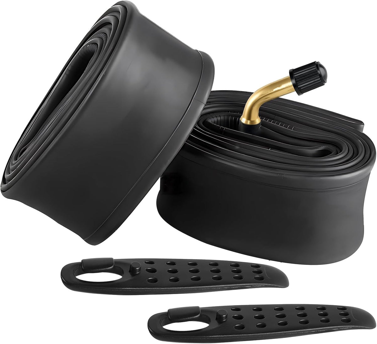 Heavy-Duty 14x2.125 Bicycle Inner Tubes with Angled Schrader Valve – 2 Pack