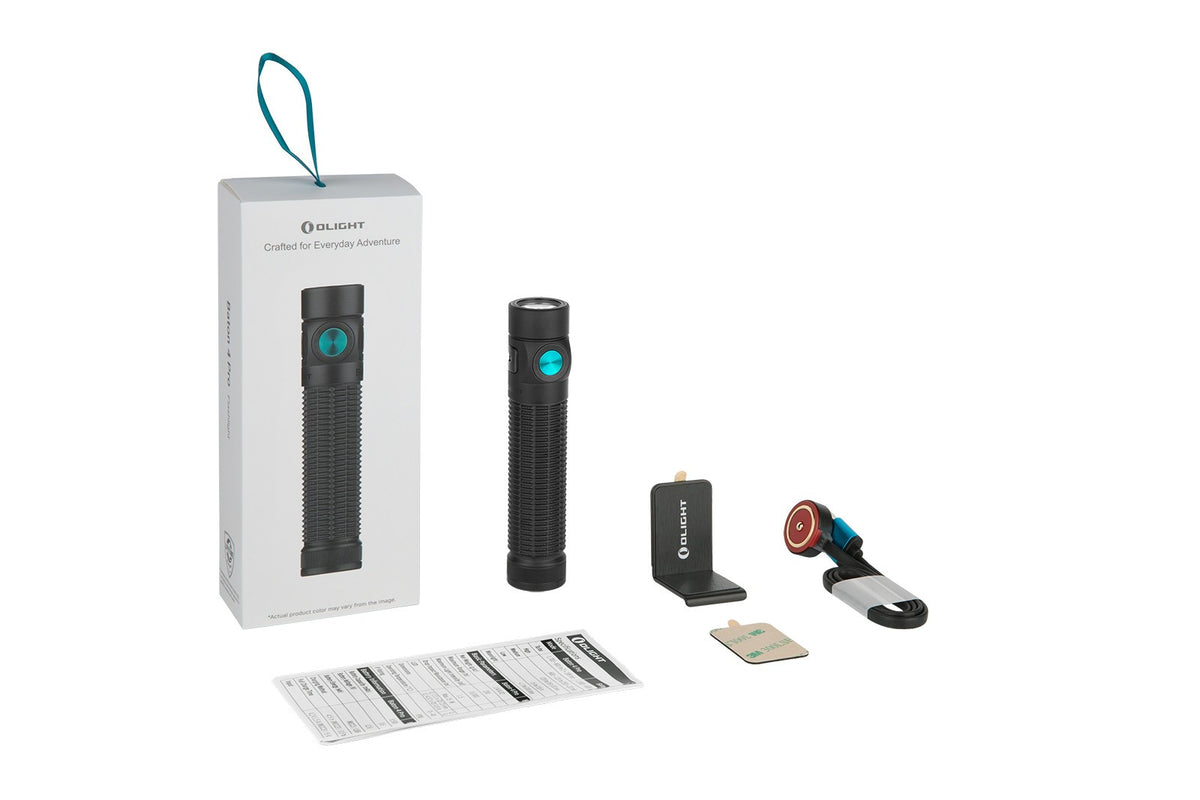 LED Rechargeable Flashlight 1600 Lumens Dual Switch Compact EDC Torch