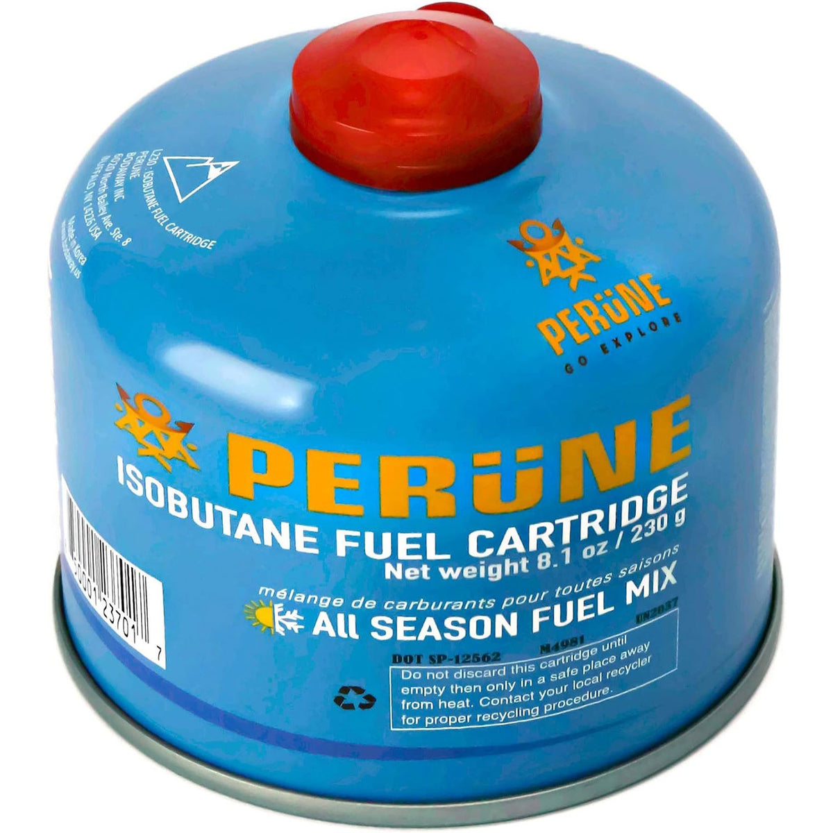 Portable Camping Isobutane Gas Canister 100g-230g All-Season Fuel for Stoves