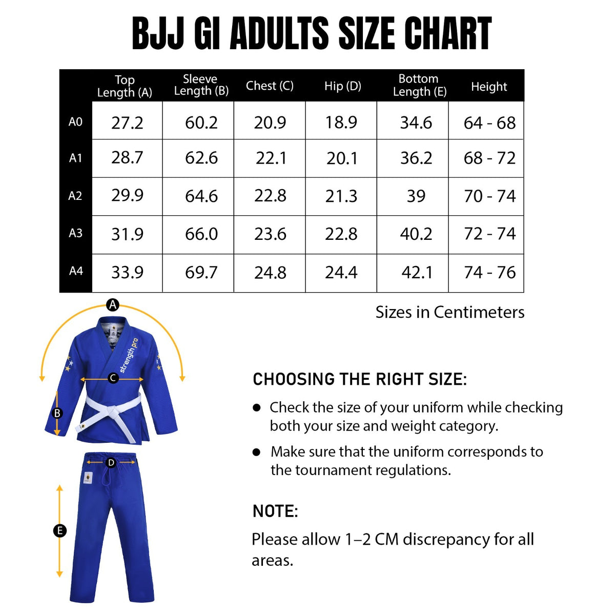 Jiu Jitsu Gi Preshrunk Training Kimono Uniform with Belt - Blue, IBJJF Approved