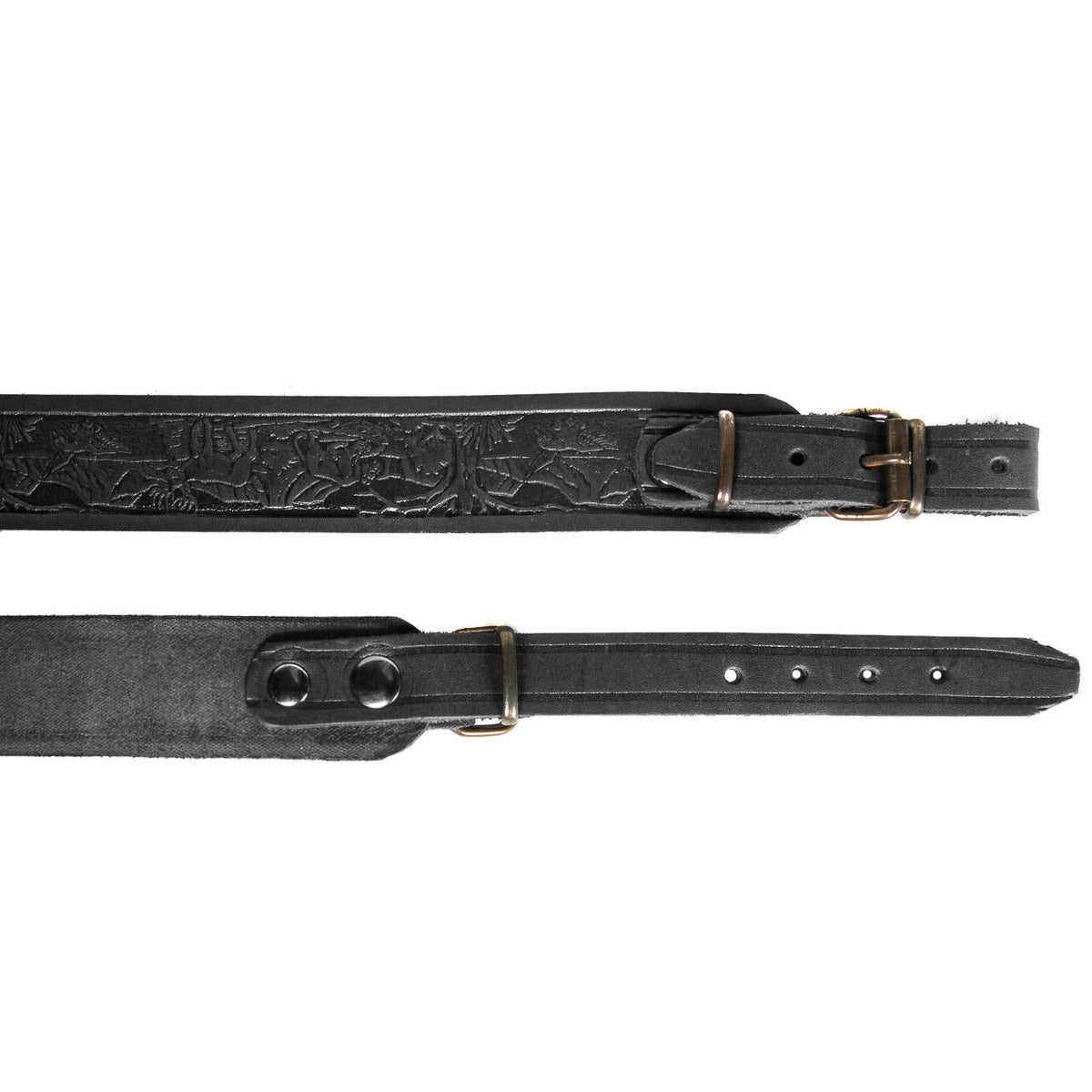 Tactical Rifle & Shotgun Sling Strap Leather Shoulder Belt - Hunting Accessory
