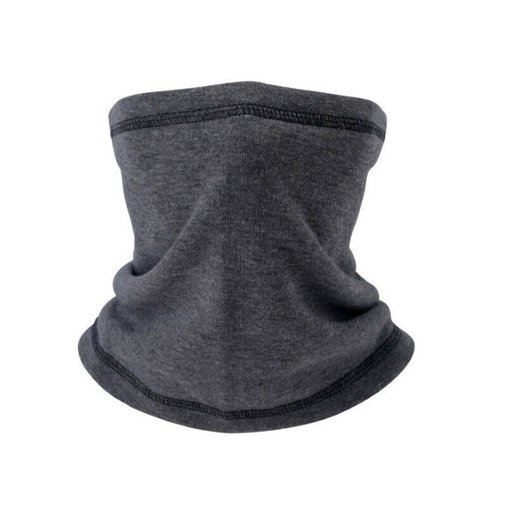 Winter Neck Gaiter Face Mask - Windproof Fleece Scarf for Cold Weather