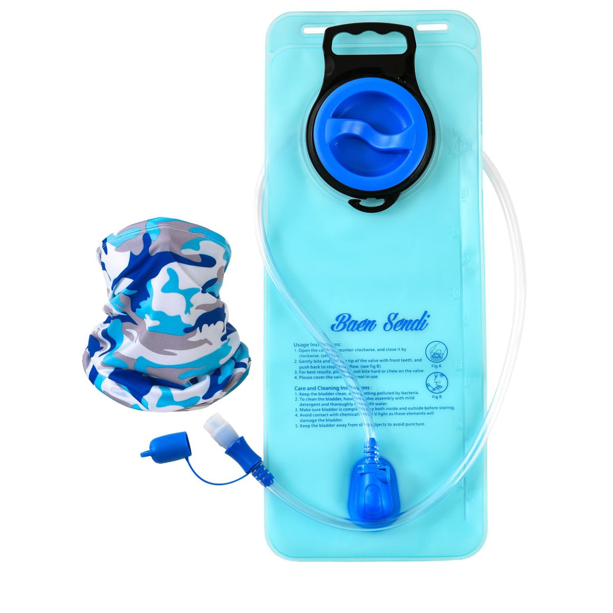 2 Pack 2L Hydration Bladders BPA-Free Water Reservoirs for Outdoor Activities