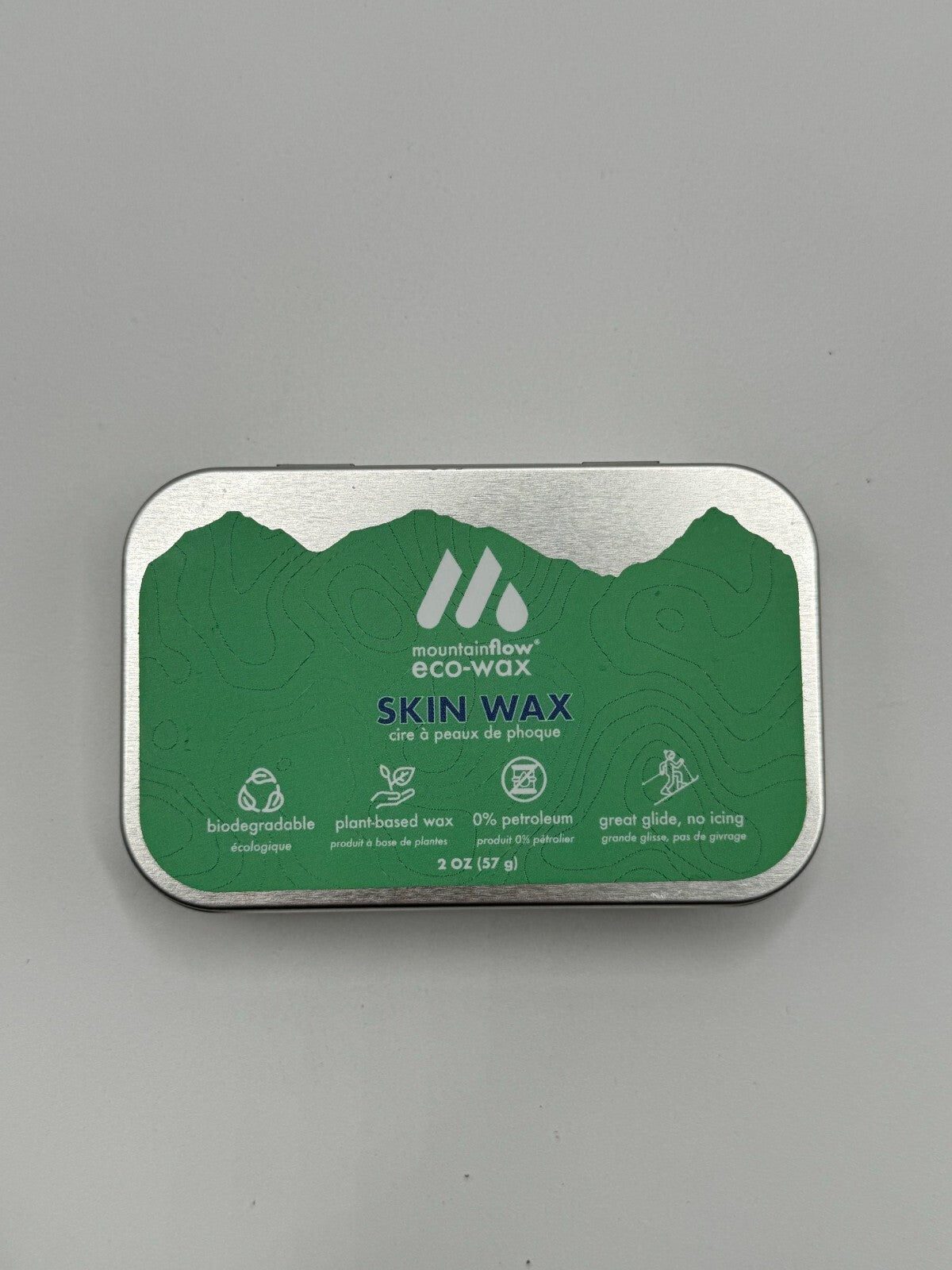 Mountain Flow Skin Wax Rub-On 56g for Climbing Skin Maintenance