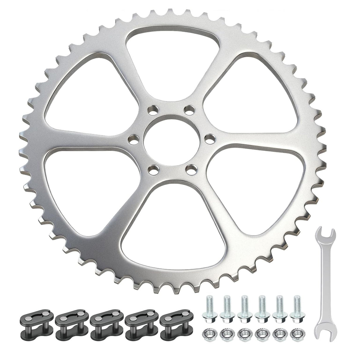 50 Tooth Steel Rear Sprocket Kit for Mini Bike 420 Chain Compatible with CT100U DB30
