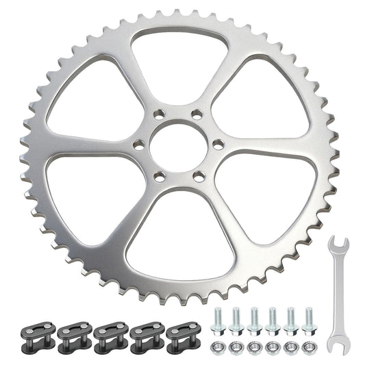 50 Tooth Steel Rear Sprocket Kit for Mini Bike 420 Chain Compatible with CT100U DB30