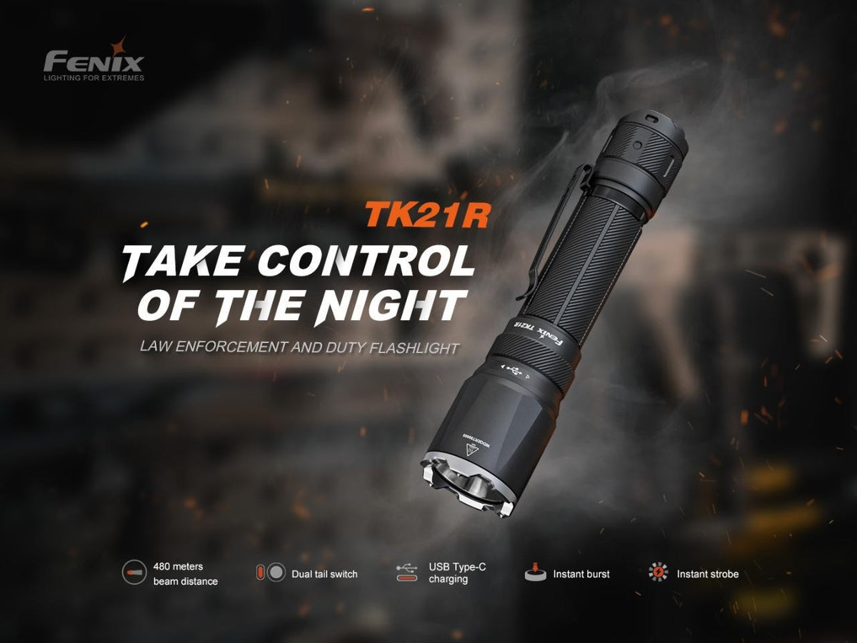 Rechargeable Tactical LED Flashlight 3600 Lumens with Battery and Accessories