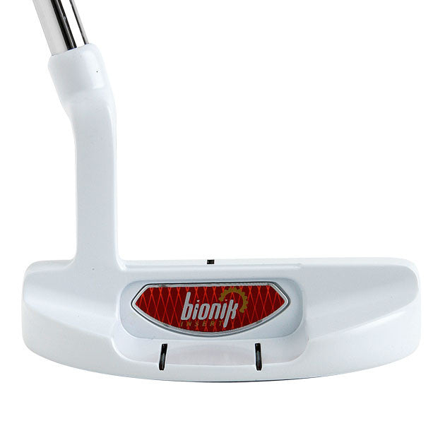 White Right-Handed 33-Inch Teenage Golf Putter - Semi Mallet Design