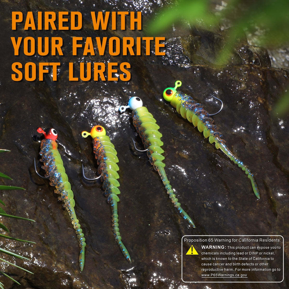 Fishing Jig Heads 15-40 Pcs for Walleye Bass Lure Swimbaits - Multiple Sizes