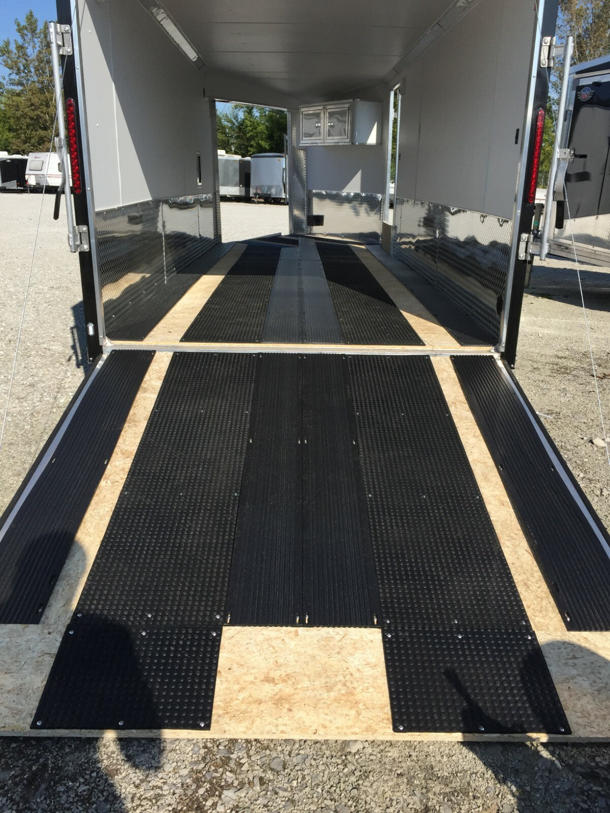 Snowmobile Trailer Ski Guides 12ft Pair - Easy Load & Unload