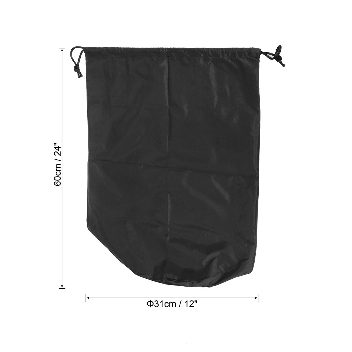 Waterproof Nylon Storage Sack 12x24 Inch Camping & Travel Organizing Bag