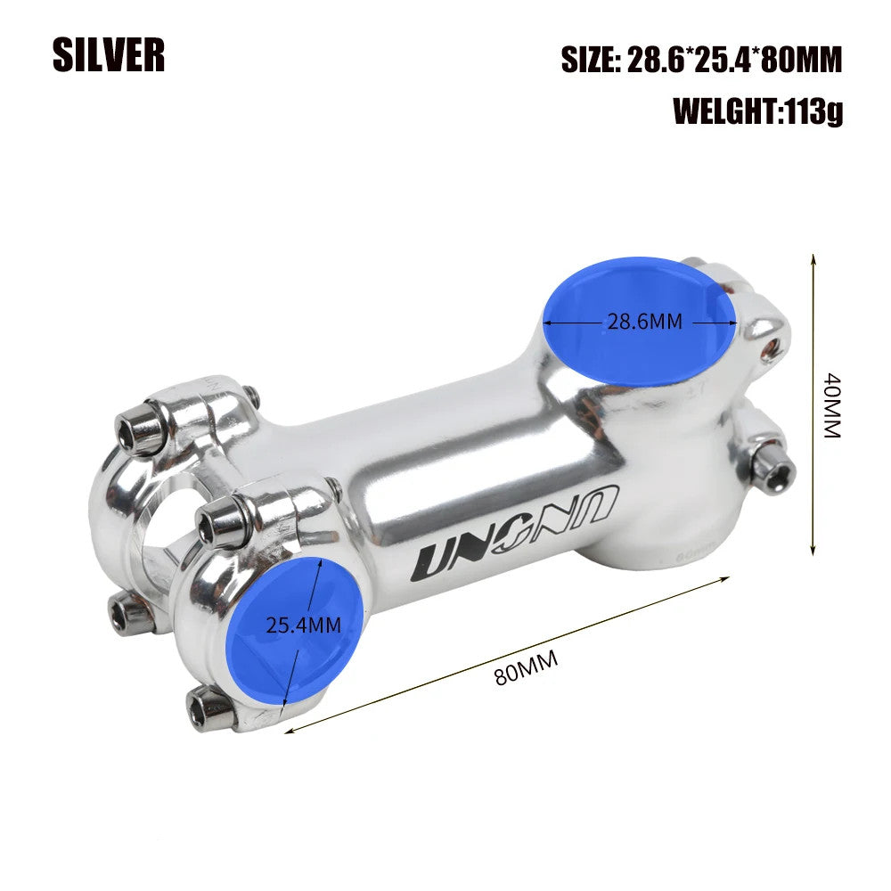 Bike Stem 25.4mm 7° Aluminum Alloy MTB Road Bicycle Handlebar Stem