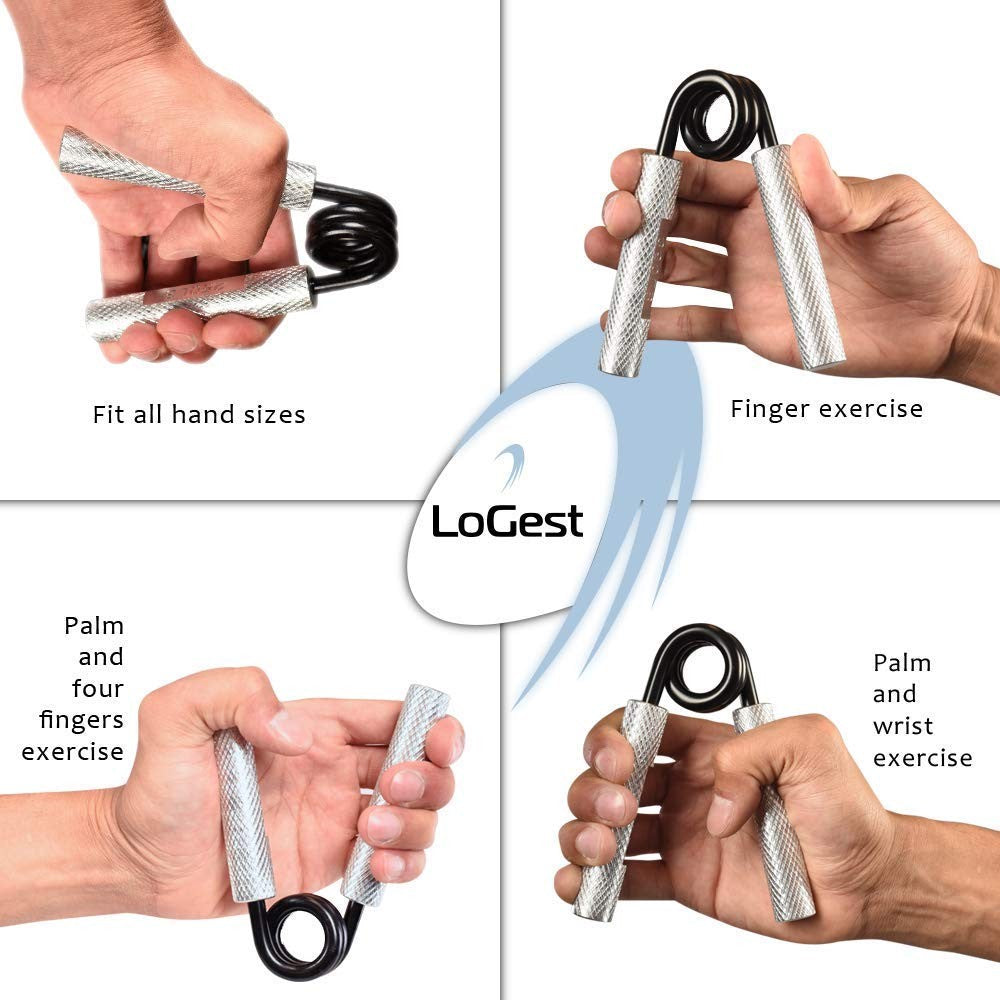 Metal Hand Grip Strengthener 100LB-350LB No Slip Exercise Grip Tool