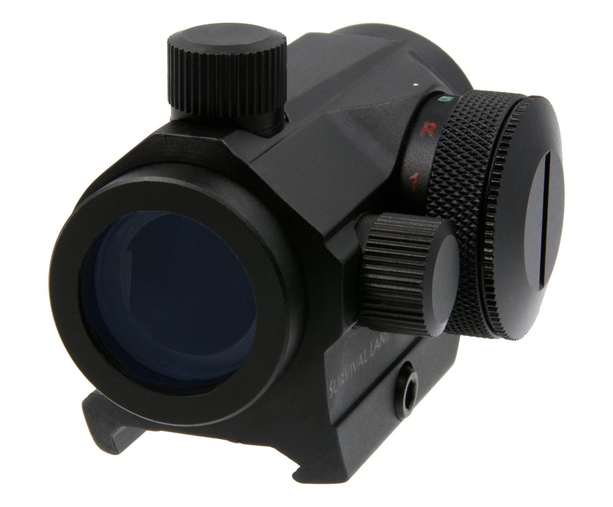 Red Green Dot Sight for Hunting & Shooting - 1x Magnification, Waterproof, Weaver & Mount