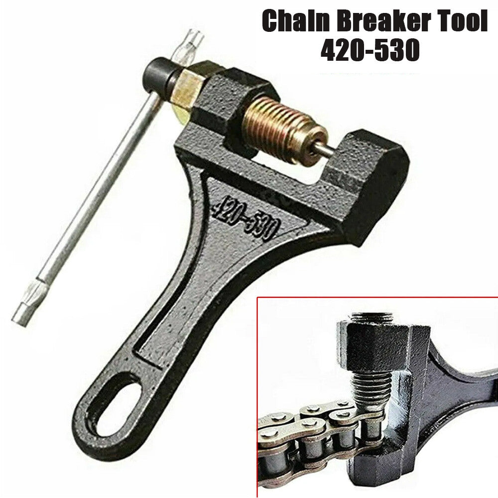 Bicycle Chain Breaker Tool for 420-530 Chain Links - Dirt Bike Repair