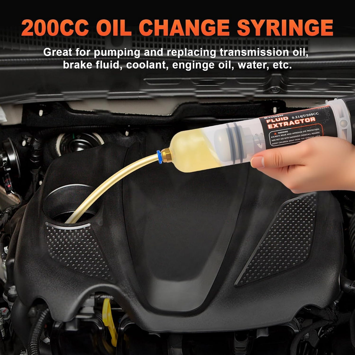 500cc Fluid Extractor Syringe Oil Transfer Pump for Automotive Use