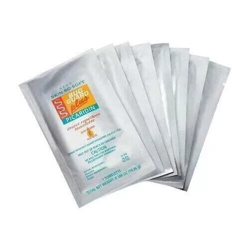 Avon Skin So Soft Bug Guard Plus Picaridin Towelettes 8 Pack - Insect Repellent