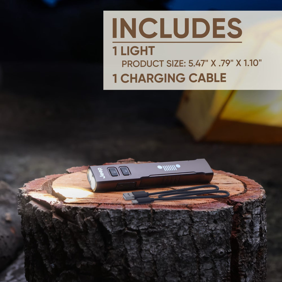 Rechargeable LED Flashlight 1250 Lumens Compact Metal EDC Torch