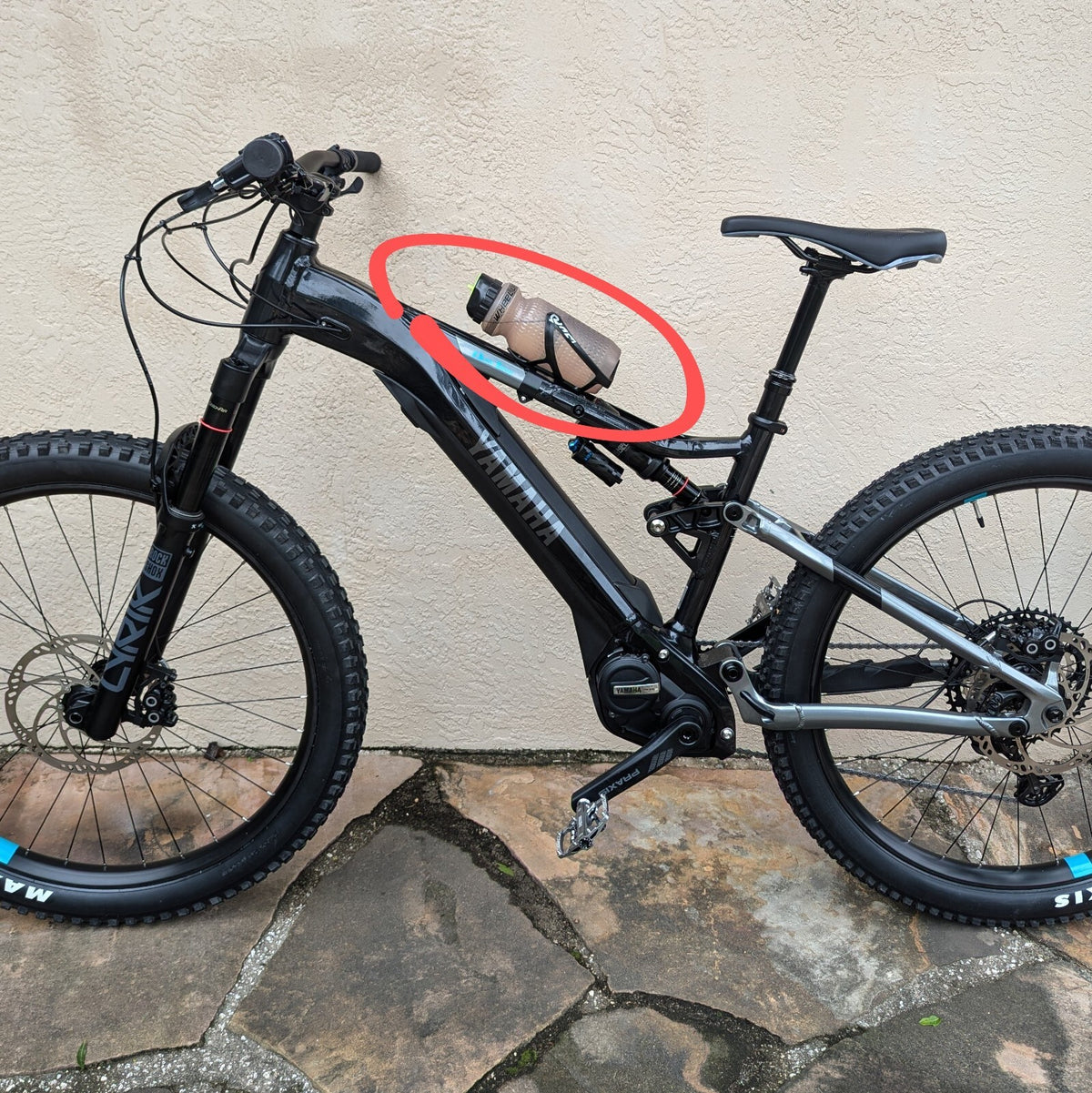 Bicycle Water Bottle Mount Adapter for Yamaha YDX-Moro eMTB - 3D Printed TPU Cage Holder