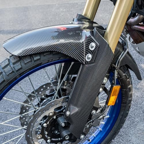 Motorcycle Front Fork Cover Guard Carbon Look for Tenere 700 2019-2026