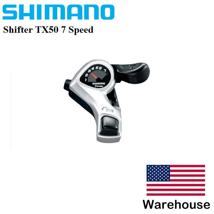 7-Speed Bicycle Thumb Shifter for Mountain Bikes with Optical Gear Display