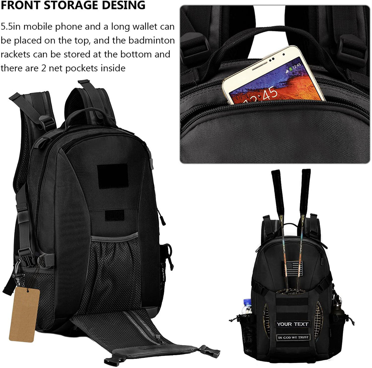 Military Tactical Backpack 30L Waterproof Rucksack for Hiking & Outdoor Activities