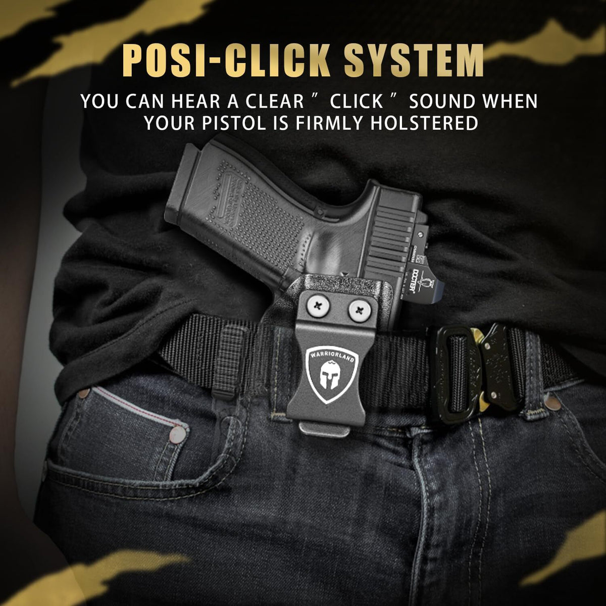 Kydex Holster with Claw & Optic Cut for Smith & Wesson M&P Shield 9mm/.40