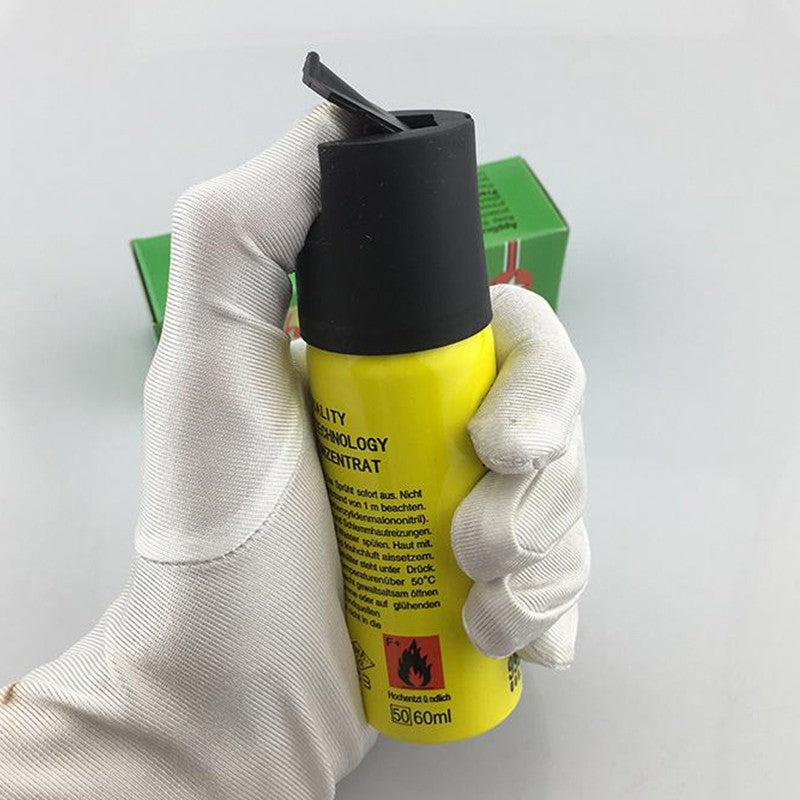 Keychain with Safe Lock - Maximum Strength OC Spray, 10ft Range, 25 Bursts