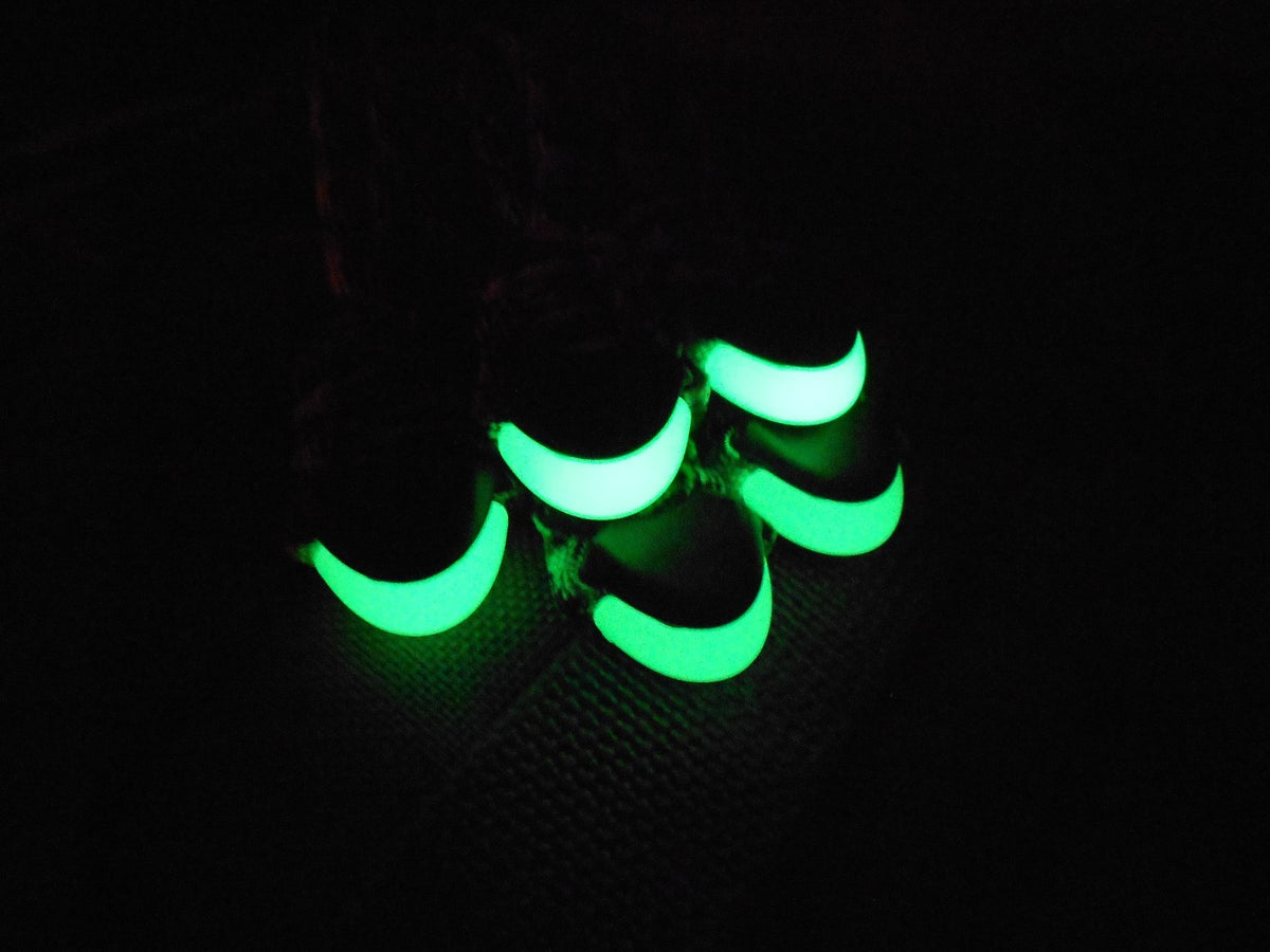 Glow-in-The-Dark Paracord Zipper Pulls 5-Pack for Backpacks & Gear