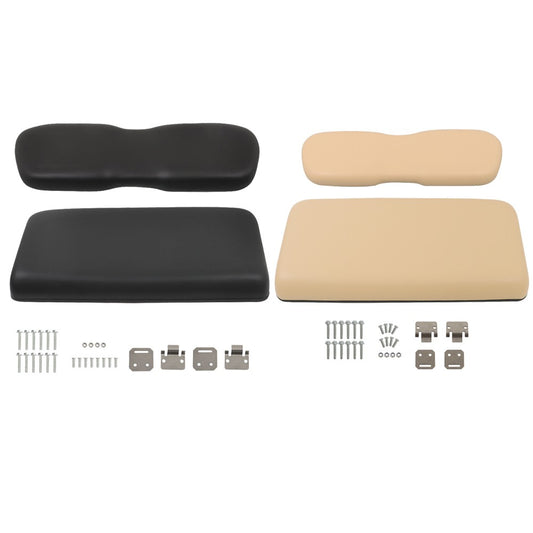 Golf Cart Front Seat Cushion & Backrest Assembly for Club Car DS 2000.5-Up