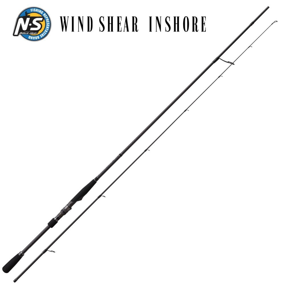 Inshore Saltwater Spinning Rod - Black Series, 24-Ton Carbon, Fuji Components