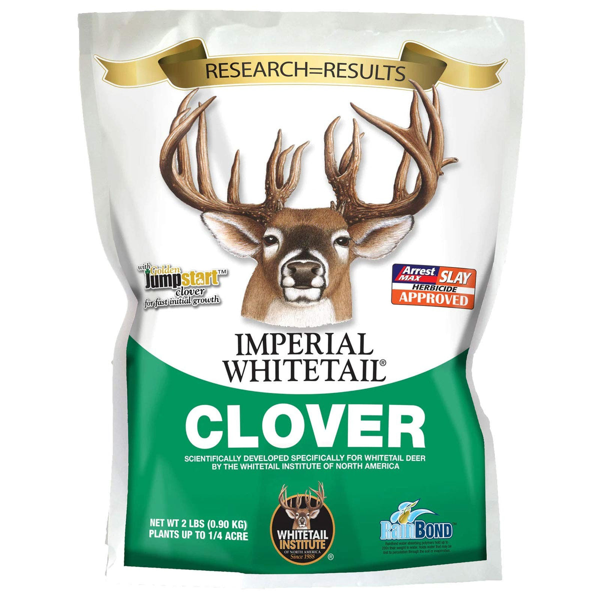 Deer Food Plot Seed Imperial Clover for Attracting & Nutrition - Cold & Drought Tolerant
