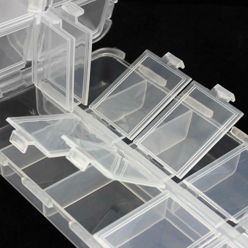20 Compartment Fishing Tackle Box for Hooks Baits Beads and Small Items