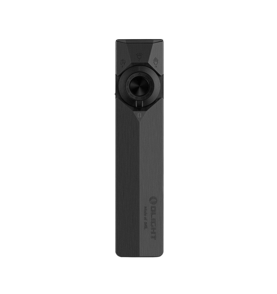 High-Power Tactical Flashlight 1700 Lumens with UV and Green Laser - Onyx Black