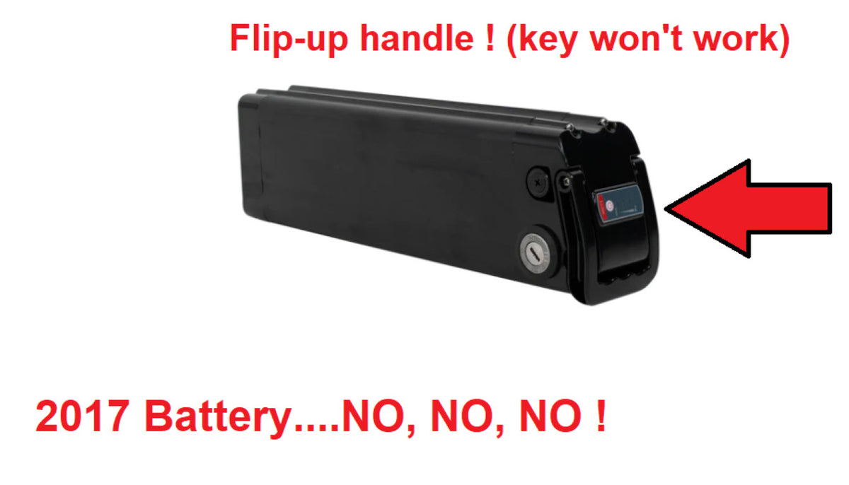 Universal Battery Key for RAD Power E-Bike - 2 Keys - No Cutting Needed