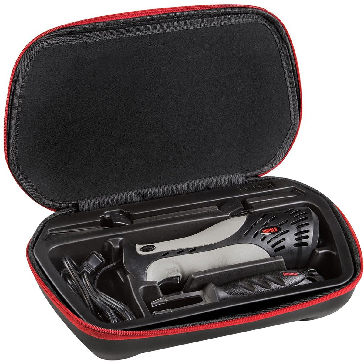 Heavy Duty Electric Fillet Knife Combo - Black & Gray for Fish Cleaning