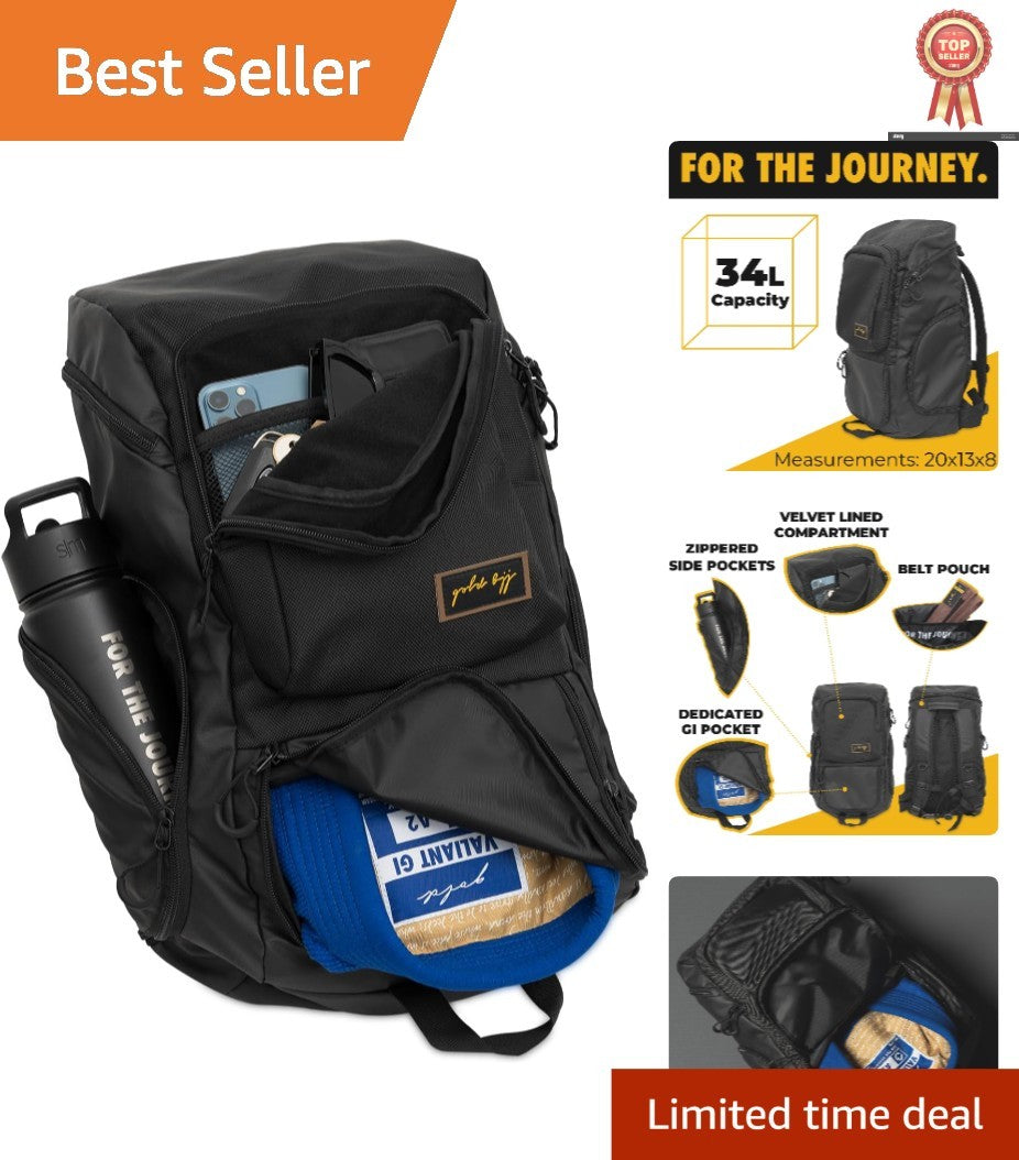 Professional Jiu Jitsu Backpack Waterproof Gi Pocket 5 Compartments