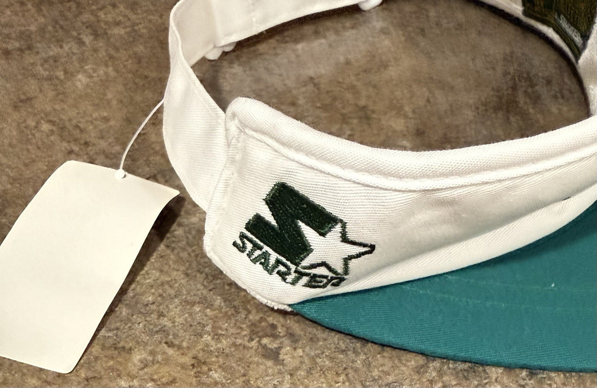 Vintage Atlanta 1996 Olympic White Adjustable Visor - Starter NWT