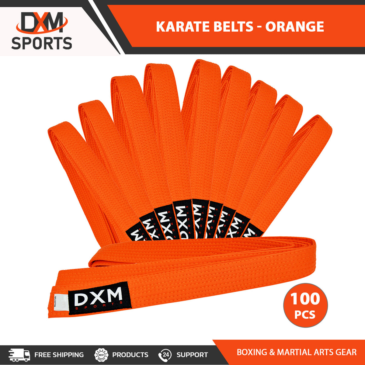 Martial Arts Karate Belts Double Wrap Solid Cotton 240cm for Taekwondo & More